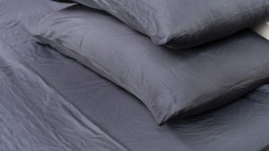 A picture of the Luxome Luxury Sheet Set in Sleep Foundation's test lab.