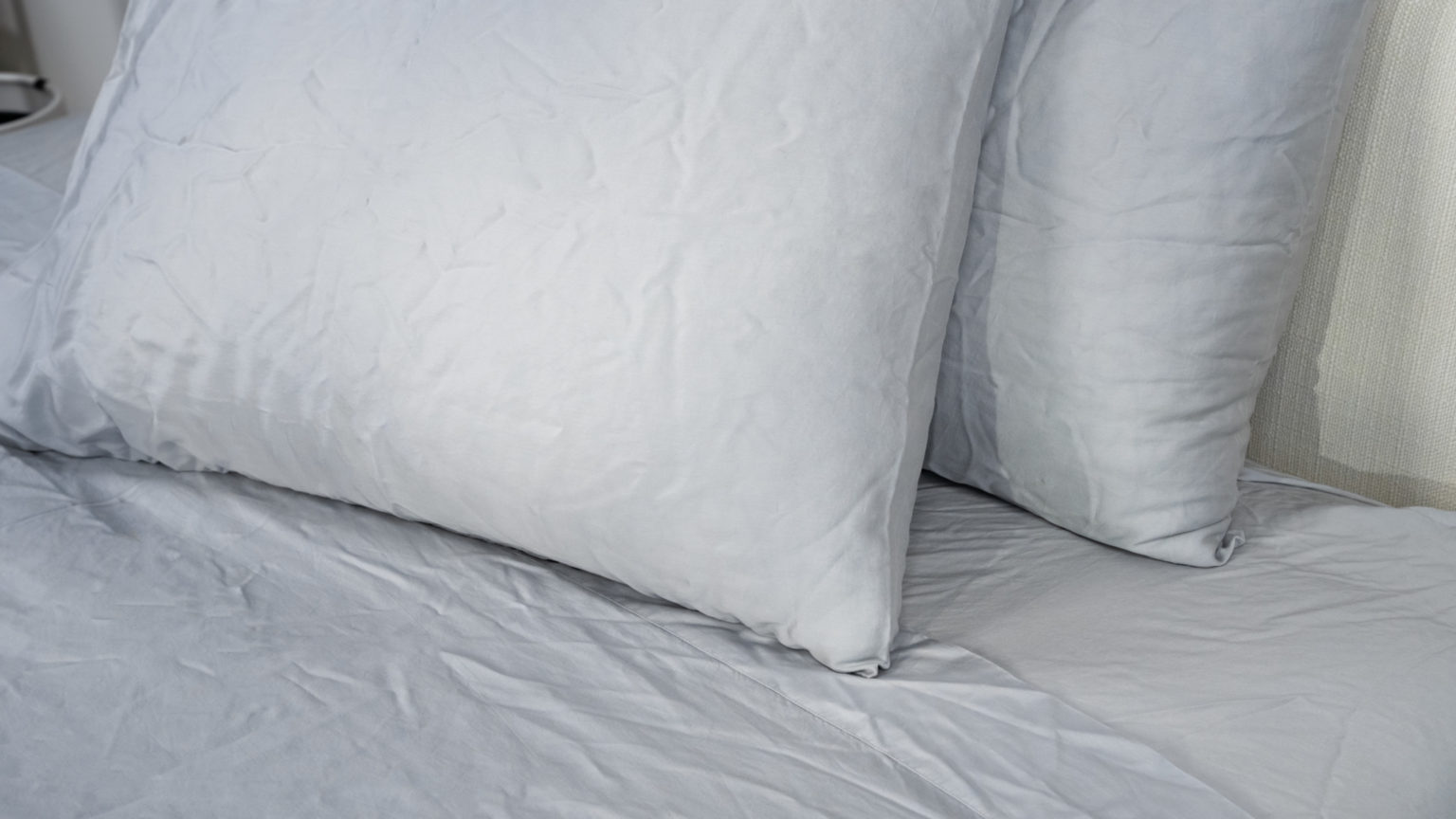 A picture of the Sijo AiryWeight Eucalyptus Sheet Set in Sleep Foundation's test lab.