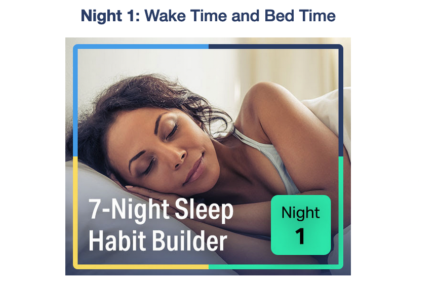 Sleep Habit Builder Email
