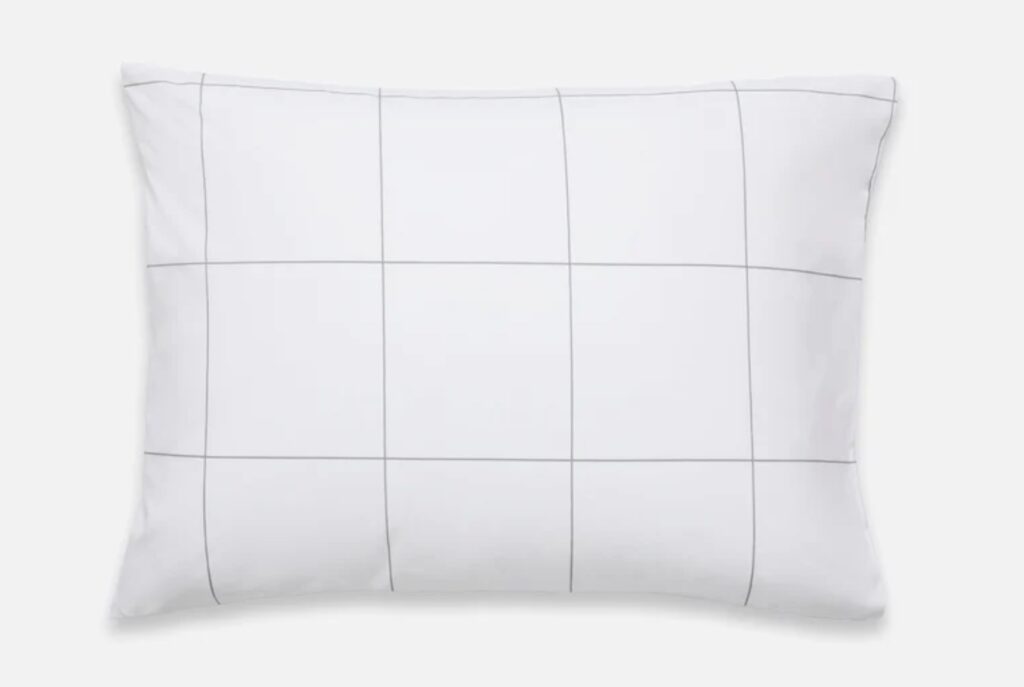 Product page photo of the Brooklinen Luxe Sateen Pillowcase