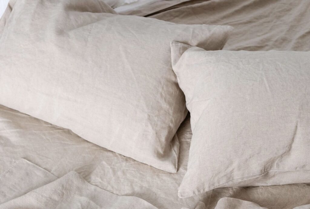 Product page photo of the Rough Linen Smooth Pillowcase