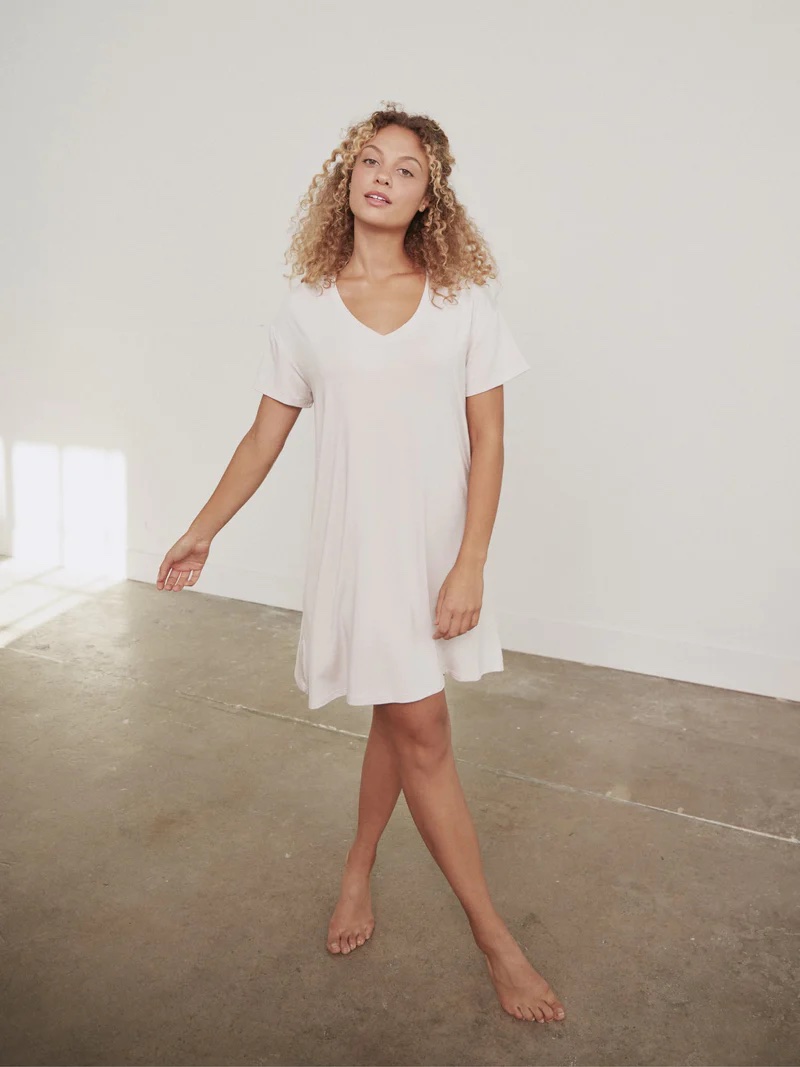 Avocado Modal V-Neck Dress
