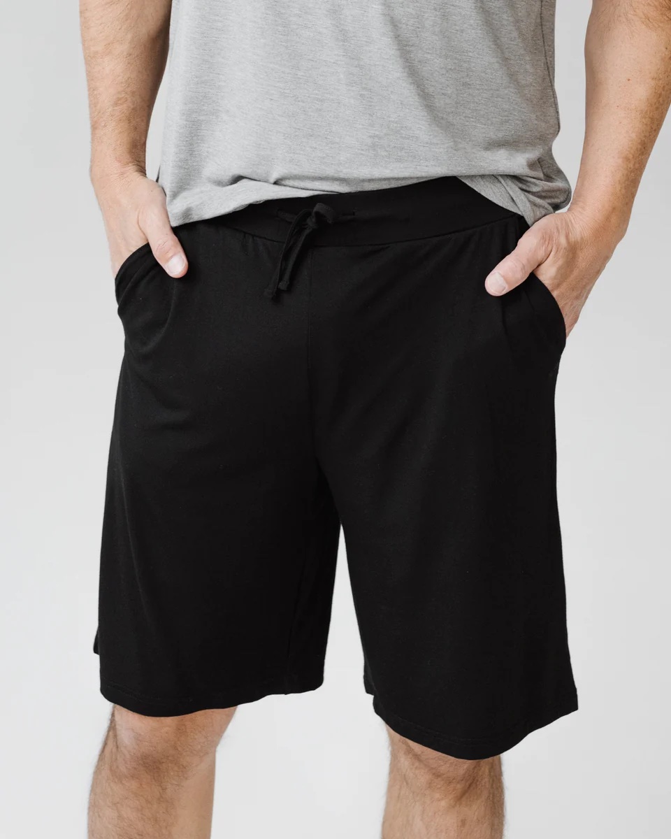 Cozy Earth Men's Bamboo Pajama Short in Stretch-Knit