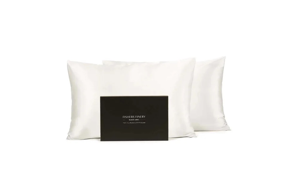 product image of the Fishers Finery 30 Momme 100% Pure Mulberry Silk Pillowcase with Gift Box