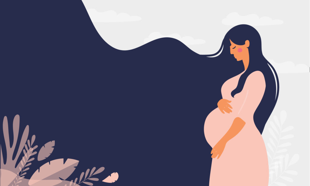 maternity care desert illustration