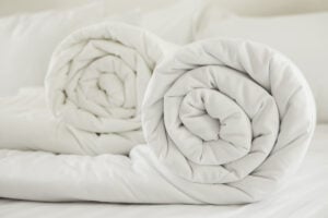 image of two duvets